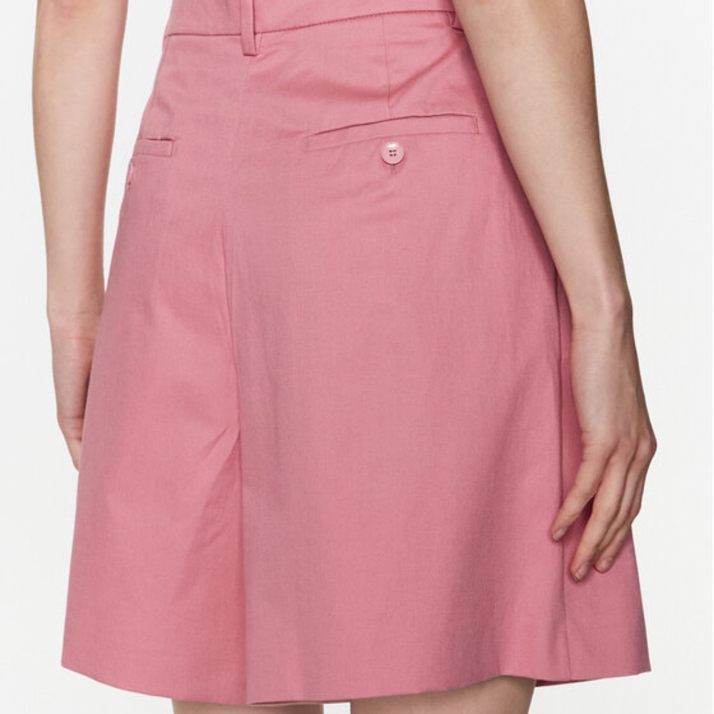 Max Mara Weekend Ecuba Linen Blend Bermuda Shorts in Rose SZ 16 NEW - Picture 2 of 4